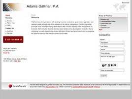 Adams Gallinar, P.A.